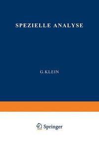 Cover image for Spezielle Analyse