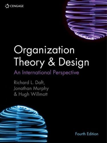 Cover image for Organization Theory & Design: An International Perspective