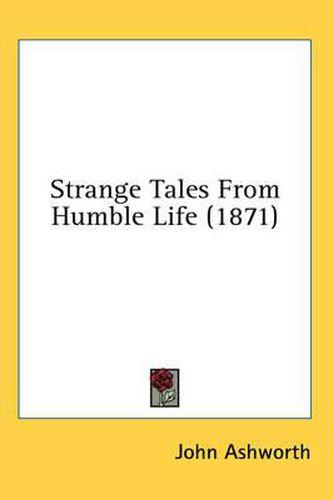 Cover image for Strange Tales from Humble Life (1871)