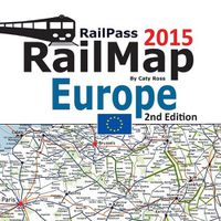 Cover image for Railpass Railmap Europe: Icon Illustrated Railway Atlas of Europe Ideal for Interrail and Eurail Pass Holders