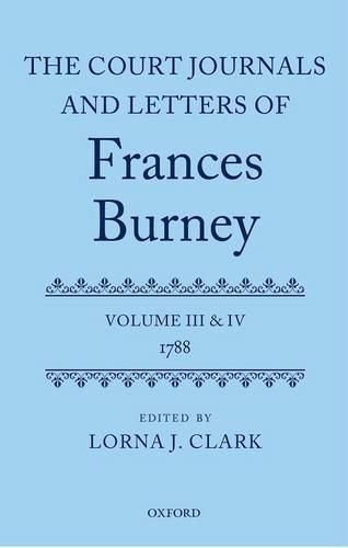 Cover image for The Court Journals and Letters of Frances Burney