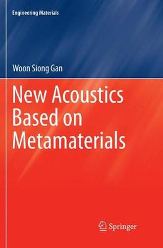 Cover image for New Acoustics Based on Metamaterials