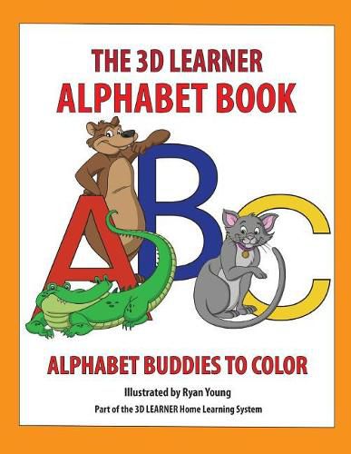 Cover image for 3D Learner Alphabet Book: Alphabet Buddies to Color