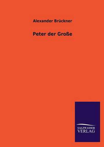 Cover image for Peter Der Grosse