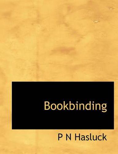 Cover image for Bookbinding