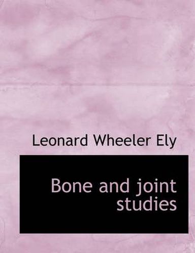 Cover image for Bone and Joint Studies