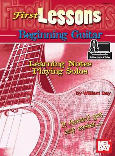 Cover image for First Lessons Beginning Guitar: Learning Notes/Playing Solos