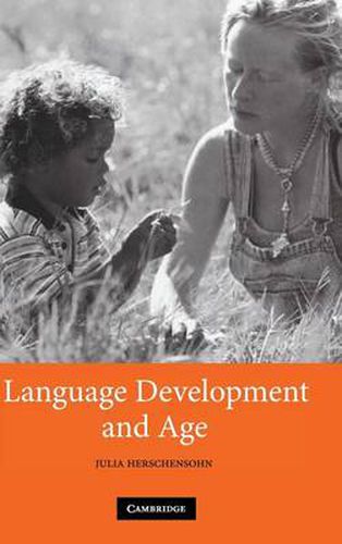 Cover image for Language Development and Age