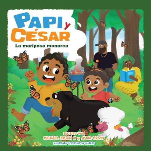 Cover image for La mariposa monarca: Papi y Cesar