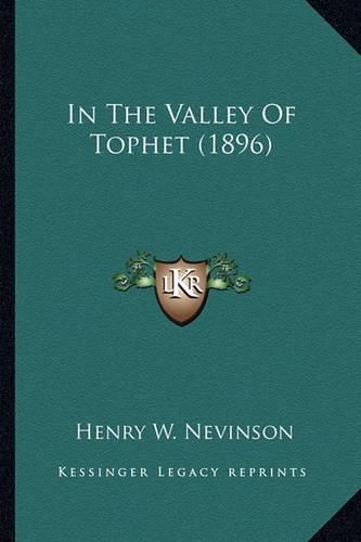 In the Valley of Tophet (1896) in the Valley of Tophet (1896)