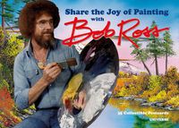 Cover image for Share the Joy of Painting with Bob Ross: 32 Postcards