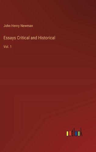 Cover image for Essays Critical and Historical