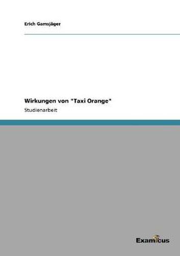 Cover image for Wirkungen von Taxi Orange