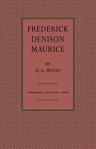 Cover image for Frederick Denison Maurice