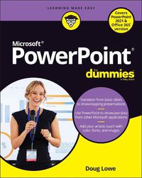 Cover image for PowerPoint For Dummies, Office 2021 Edition