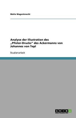 Cover image for Analyse der Illustration des  Pfister-Drucks des Ackermanns von Johannes von Tepl