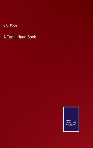 Cover image for A Tamil Hand-Book