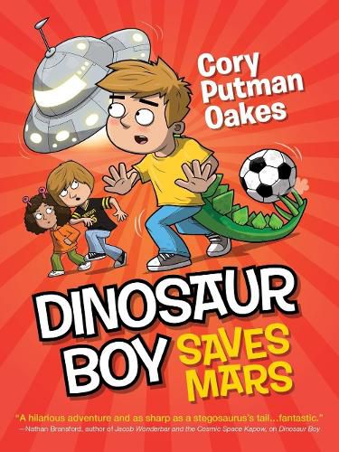 Cover image for Dinosaur Boy Saves Mars