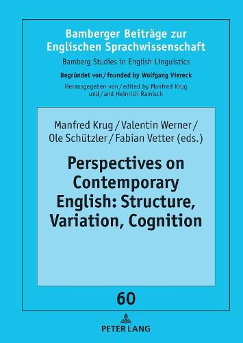 Cover image for Perspectives on Contemporary English: Structure, Variation, Cognition