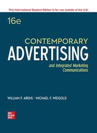 Cover image for ISE Contemporary Advertising