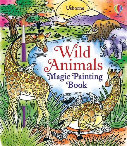 Cover image for Wild Animals Magic Painting Book