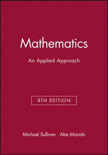 Cover image for Mathematics: An Applied Approach