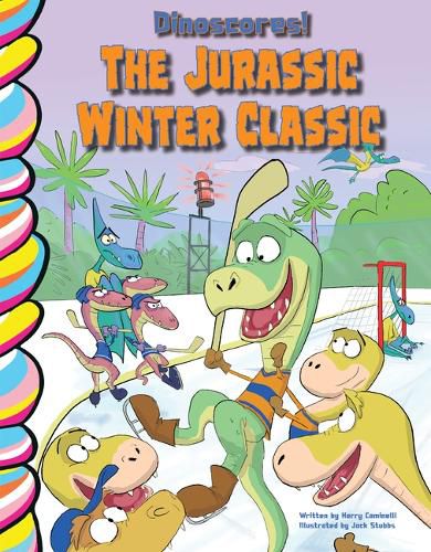 Cover image for Dinoscores Hockey: The Jurassic Winter Classic