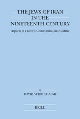 Cover image for The Jews of Iran in the Nineteenth Century (paperback): Aspects of History, Community, and Culture