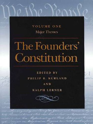 Cover image for Founders' Constitution, Volume 1: Major Themes