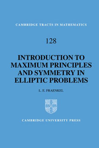 Cover image for An Introduction to Maximum Principles and Symmetry in Elliptic Problems