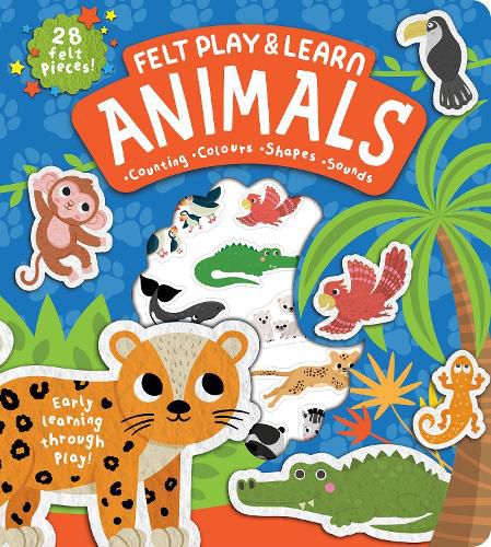 Cover image for Felt Play & Learn Animals