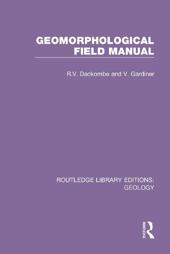 Cover image for Geomorphological Field Manual