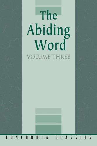 Cover image for The Abiding Word, Volume 3