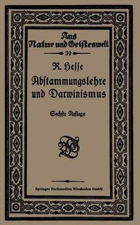 Cover image for Abstammungslehre Und Darwinismus