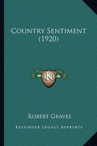 Cover image for Country Sentiment (1920)