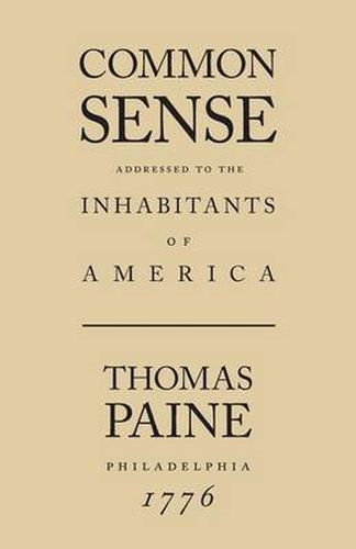 Cover image for Common Sense
