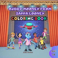 Cover image for Buddy Mooney from Zappa Looney Coloring Book