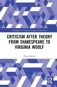 Cover image for Criticism After Theory from Shakespeare to Virginia Woolf