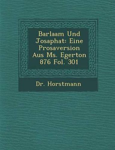 Barlaam Und Josaphat