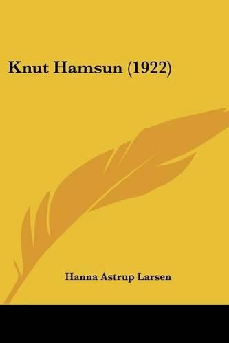 Knut Hamsun (1922)