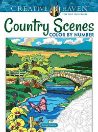 Cover image for Creative Haven Country Scenes Color by Number