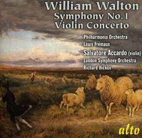 Cover image for Walton Symphony 1 Violin Concerto