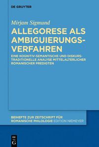Cover image for Allegorese als Ambiguierungsverfahren