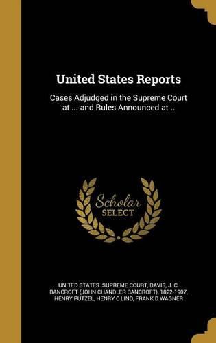 Cover image for United States Reports