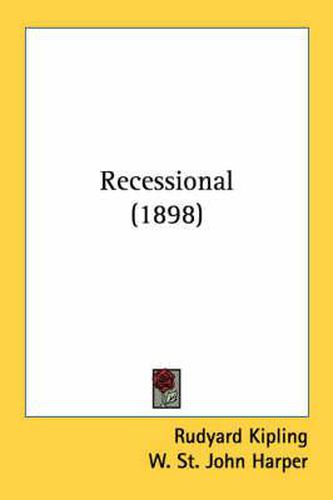 Cover image for Recessional (1898)