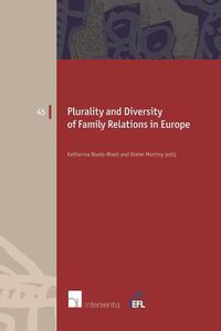 Cover image for Plurality and Diversity of Family Relations in Europe
