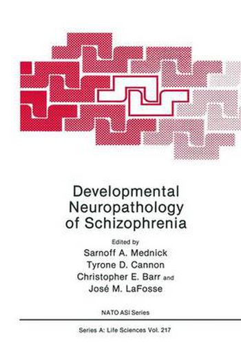 Cover image for Developmental Neuropathology of Schizophrenia: Proceedings