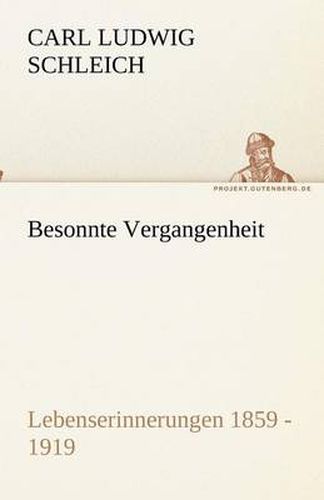 Cover image for Besonnte Vergangenheit