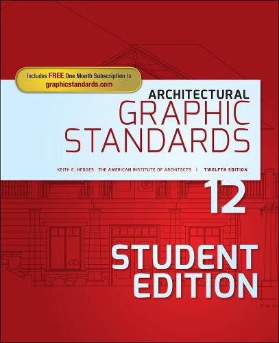 Cover image for Architectural Graphic Standards, Student Edition, 12e