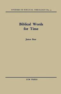 Cover image for Biblical Words for Time